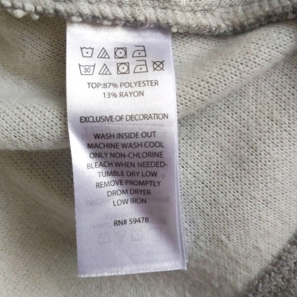 tahari baby gray bell sleeve peacoat with lace detail 3-6 months baby girl - Picture 5 of 7